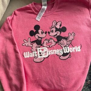 Disney Parks Valentine’s Day Pink Sweatshirt